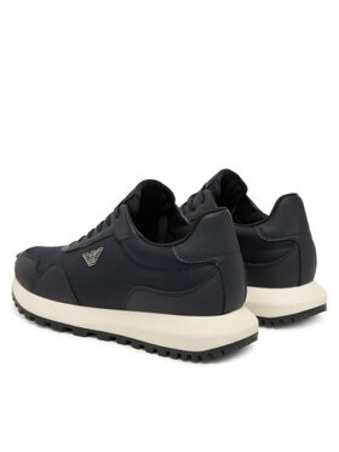 Emporio Armani Sneakersy EM003738 AF19532 MB007 Granatowy