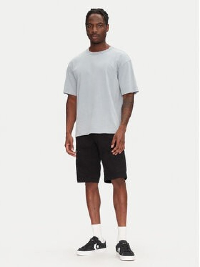 Tom Tailor Denim Szorty materiałowe 1044836 Czarny Regular Fit