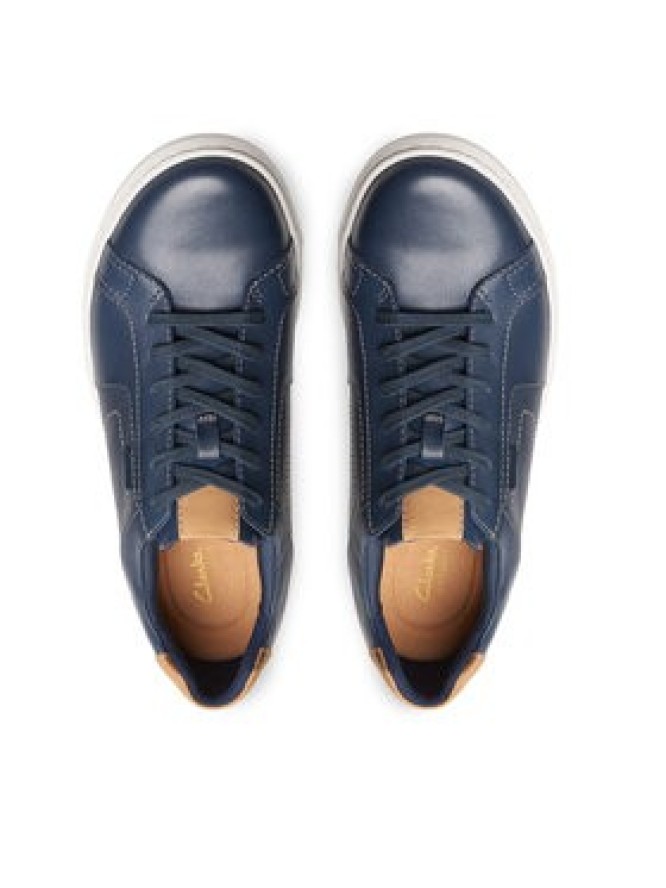 Clarks Sneakersy Mapstone Lace 26176887 Granatowy