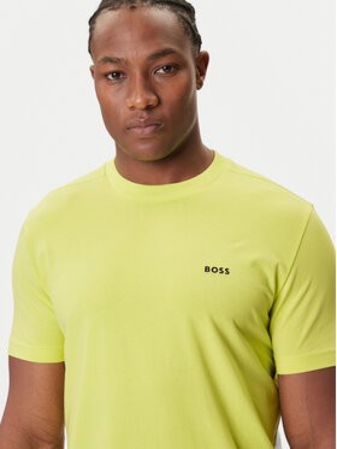 BOSS T-Shirt 50506373 Zielony Regular Fit