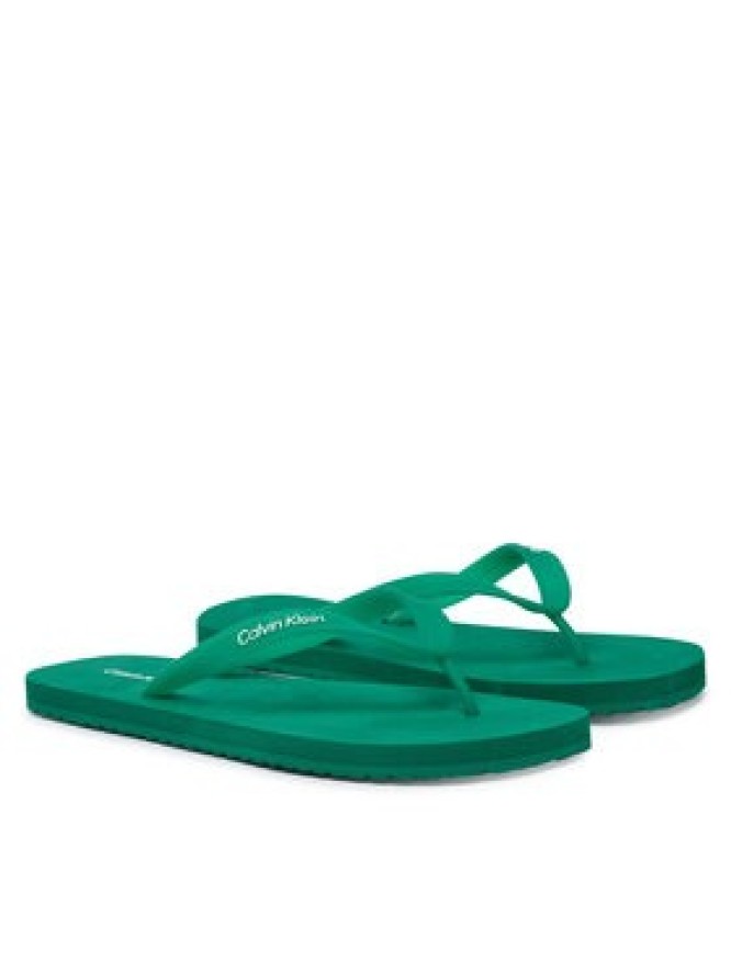 Calvin Klein Japonki Logo Strap HM0HM02105 Zielony