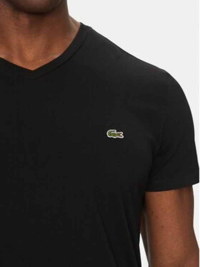Lacoste T-Shirt TH6710 Czarny Regular Fit