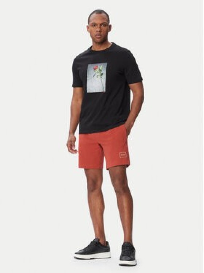 HUGO Szorty sportowe Laze 50525247 Czerwony jasny Regular Fit
