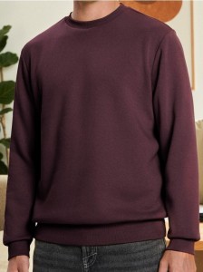 Bluza z długim rękawem - bordowy