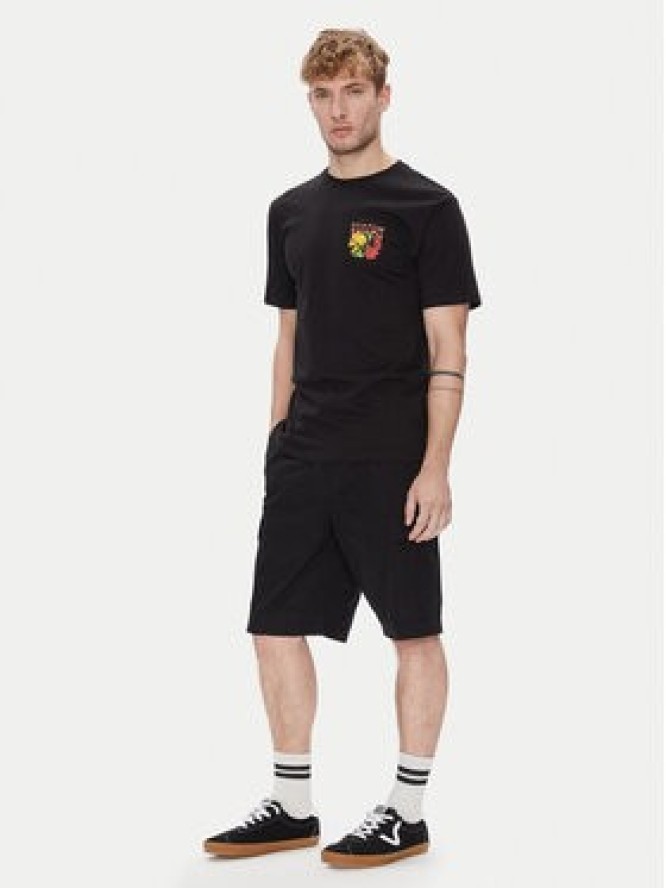 Volcom Szorty materiałowe Strange Tripper A0912502 Czarny Loose Fit