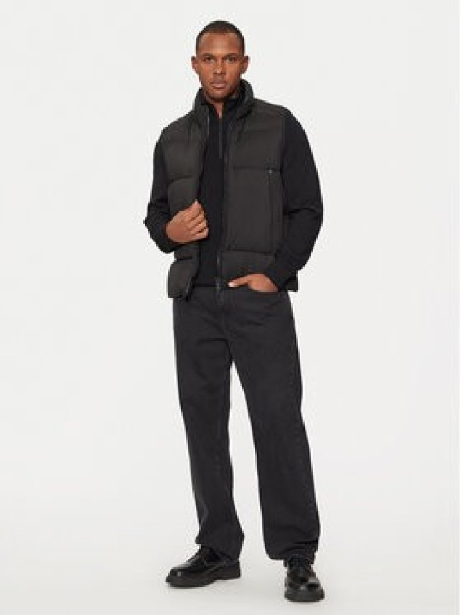 Paul&Shark Bezrękawnik 14312614 Czarny Regular Fit