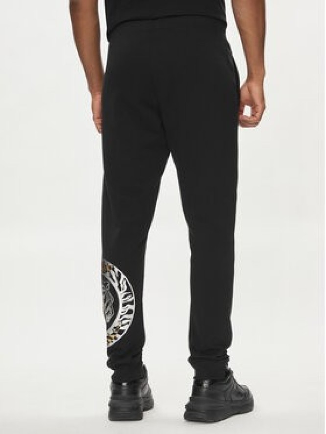 Just Cavalli Spodnie dresowe 76OAAG24 Czarny Regular Fit