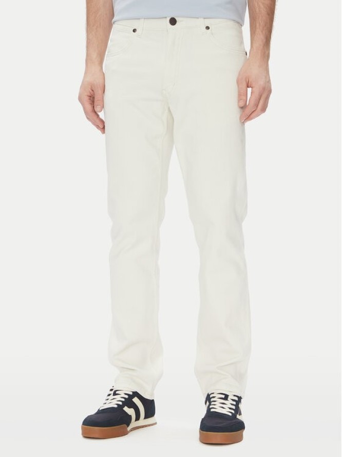 Wrangler Jeansy Greensboro 112362435 Beżowy Straight Fit