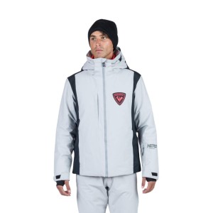 Kurtka Narciarska Rossignol męska Hero Velika JKT jasno-szara
