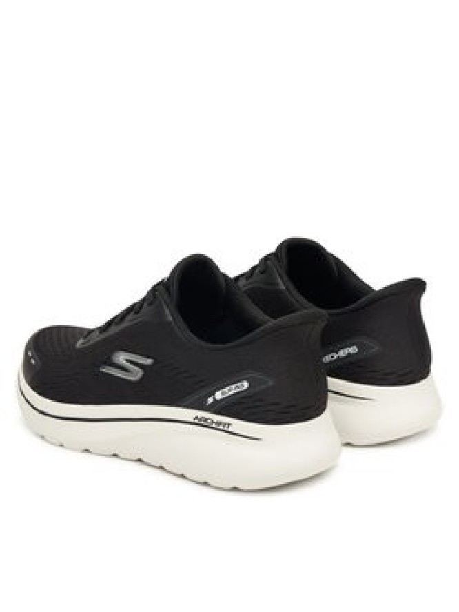 Skechers Sneakersy Go Walk Arch Fit N-Joy 217075 BKW Czarny