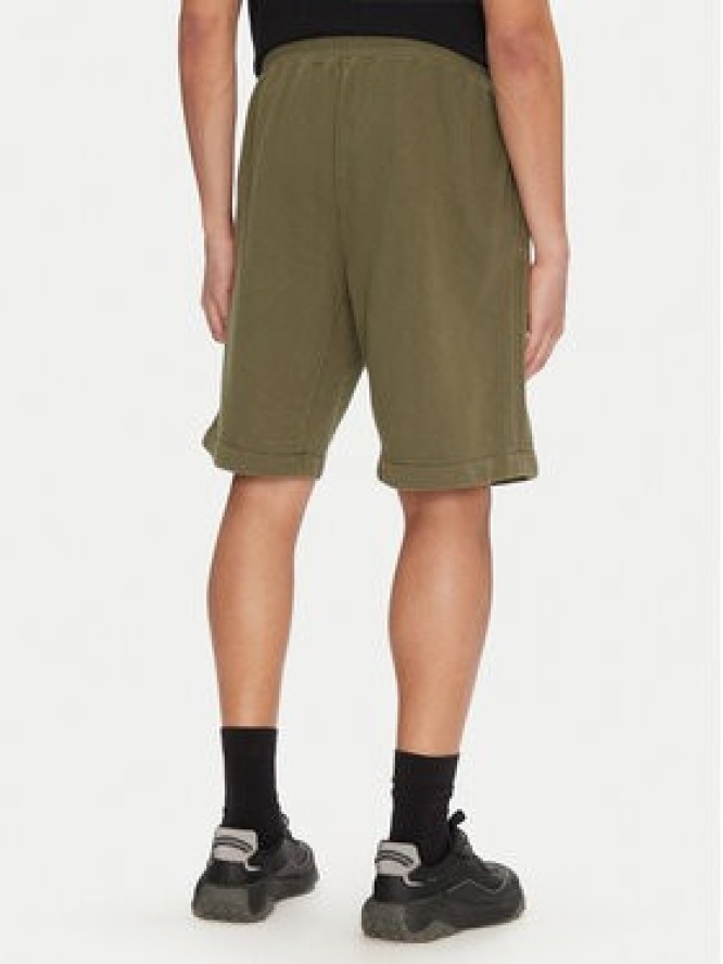C.P. Company Szorty sportowe 18CMSB268A110337O Zielony Relaxed Fit
