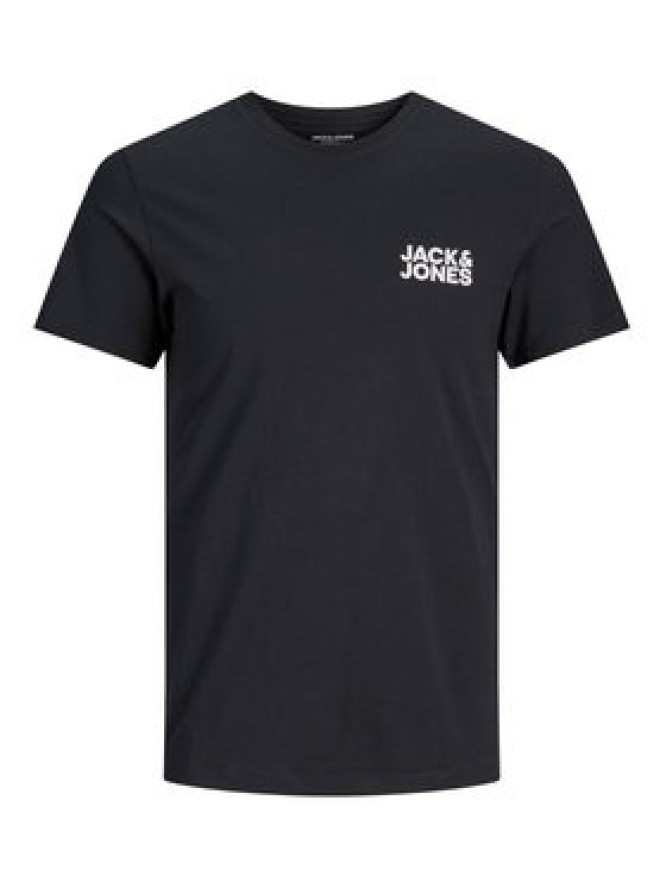 Jack & Jones T-Shirt Corp Logo 12151955 Czarny Slim Fit