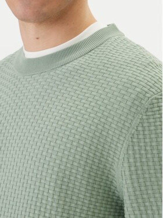 BOSS Sweter H-Imberto 50545283 Zielony Regular Fit