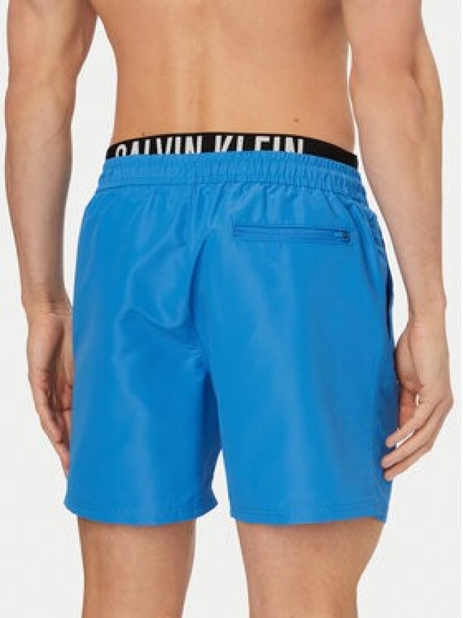Calvin Klein Swimwear Szorty kąpielowe LV00N61015 Niebieski Regular Fit