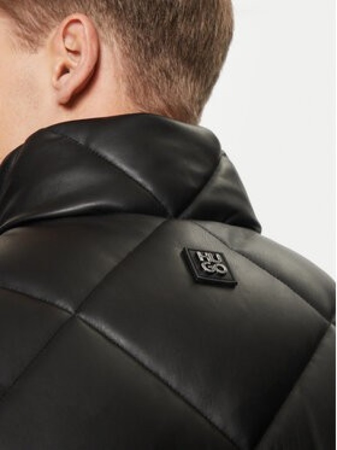 HUGO Bezrękawnik Borintino2441 50527323 Czarny Slim Fit