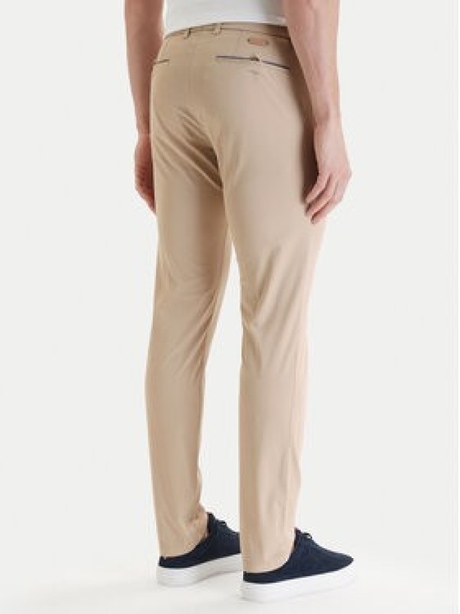 Bugatti Chinosy 4890-76301C Beżowy Slim Fit