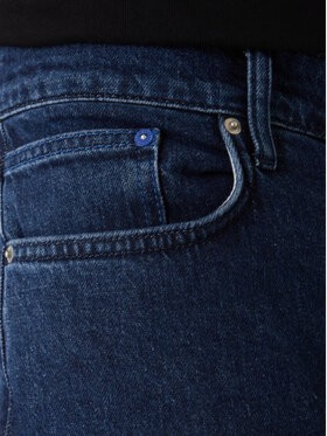 Karl Lagerfeld Jeans Jeansy A3M10136 Granatowy Straight Fit