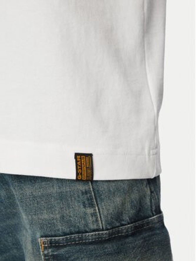 G-Star Raw T-Shirt Gs-01 D29113-D709 Biały Regular Fit