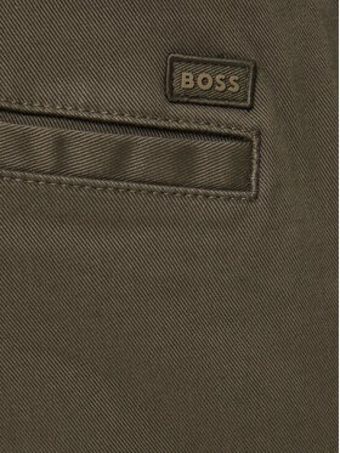 BOSS Chinosy Sanderson-L-2 50542986 Zielony Regular Fit
