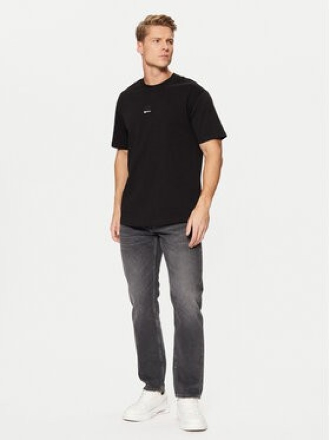 Karl Lagerfeld Jeans T-Shirt A1M17011 Czarny Relaxed Fit