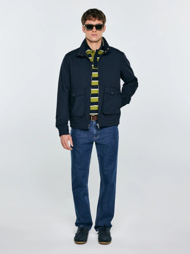 Kurtka męska wiatrówka granatowa Chakan 403