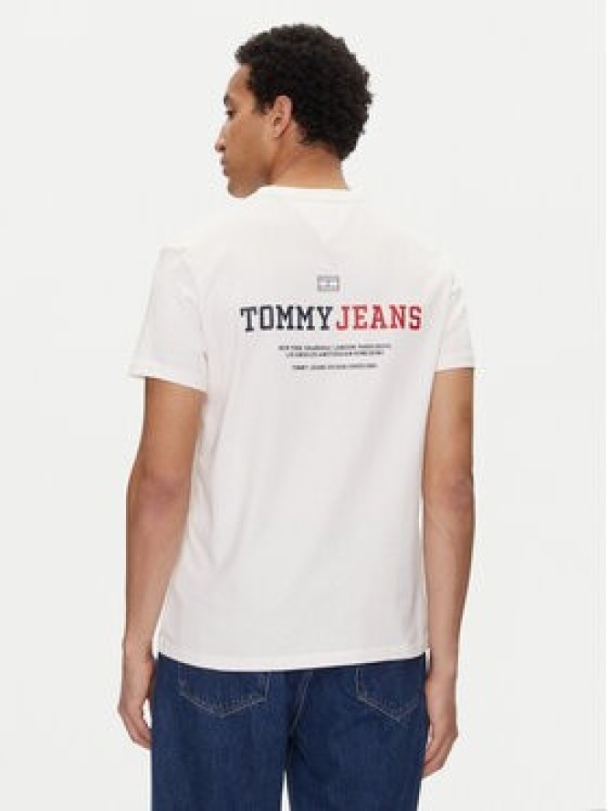 Tommy Jeans T-Shirt Dna Graphic DM0DM20815 Biały Regular Fit