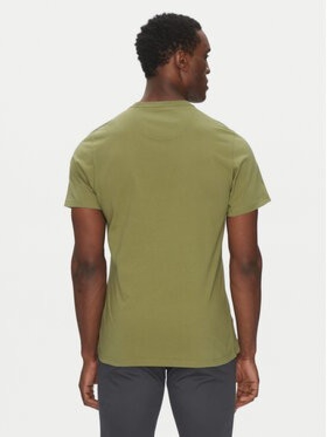 Barbour T-Shirt Logo MTS0531OL39 Zielony Tailored Fit
