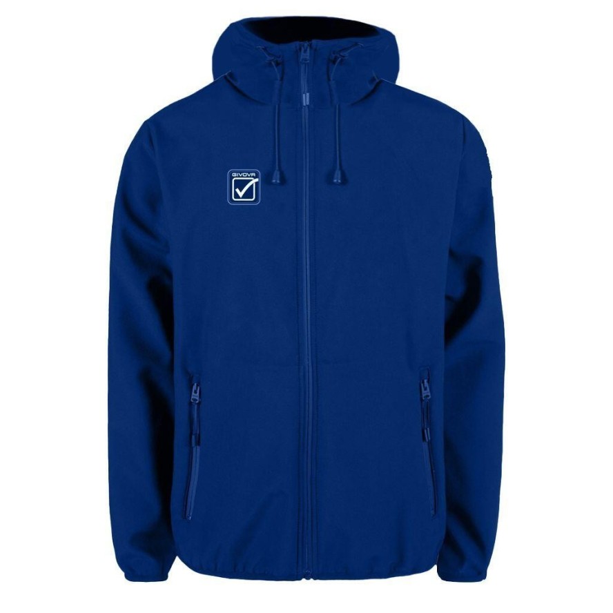 Kurtka softshell unisex Givova Kurtka Royal Blue