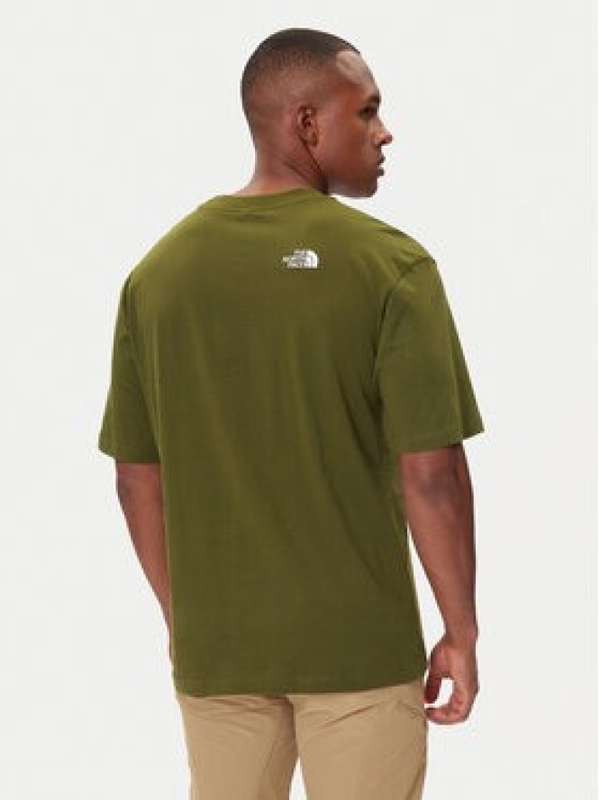 The North Face T-Shirt Simple Dome NF0A87NR Zielony Oversize