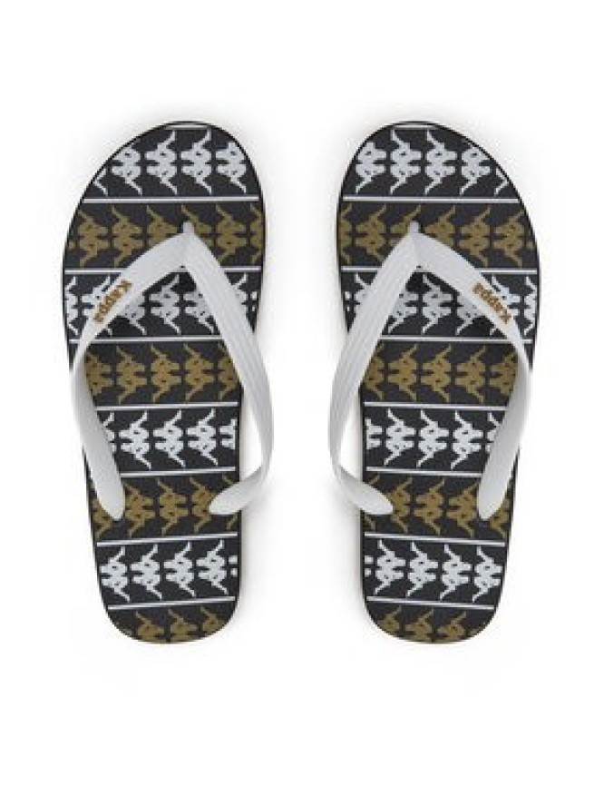 Kappa Japonki 371D2UW White - Black - Green Military Kolorowy