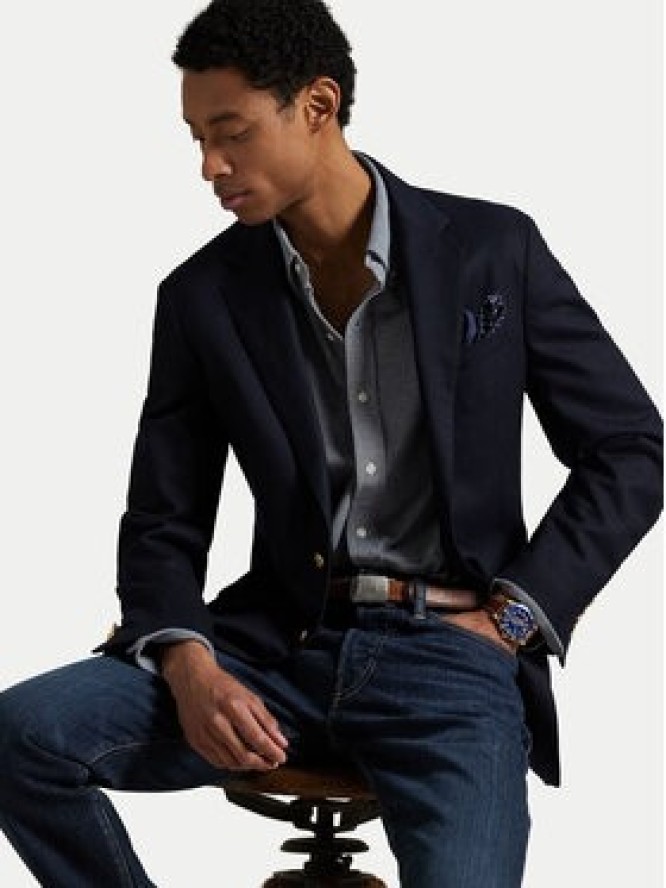 Polo Ralph Lauren Koszula 710979488002 Granatowy Regular Fit