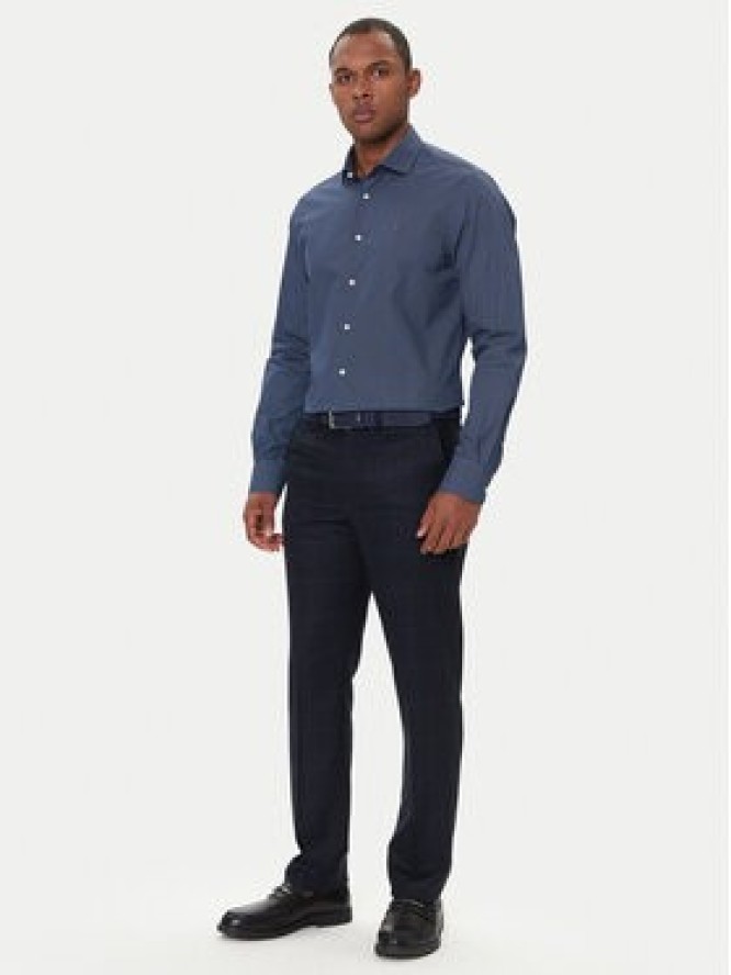 Tommy Hilfiger Koszula MW0MW40523 Granatowy Slim Fit