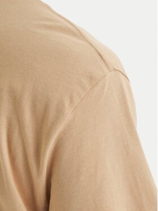 Quiksilver T-Shirt Salt Water EQYZT08205 Beżowy Comfort Fit