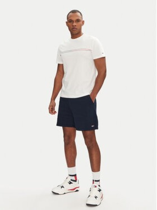 Tommy Jeans Szorty sportowe Flag Beach DM0DM21931 Granatowy Regular Fit