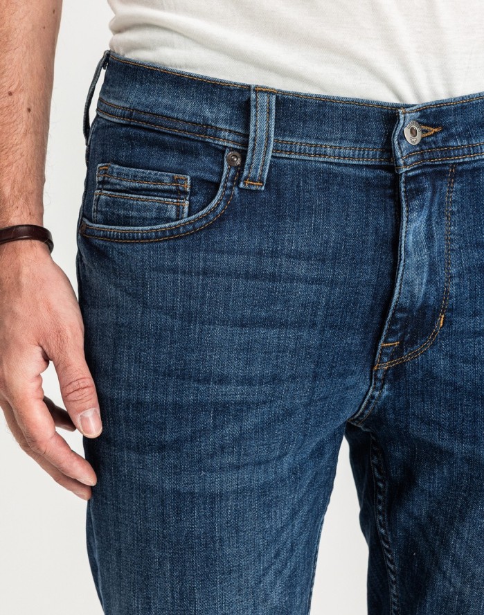 MUSTANG VEGAS SLIM MĘSKIE SPODNIE JEANSOWE JEANSY DŻINSY DENIM BLUE 1015045 5000 883