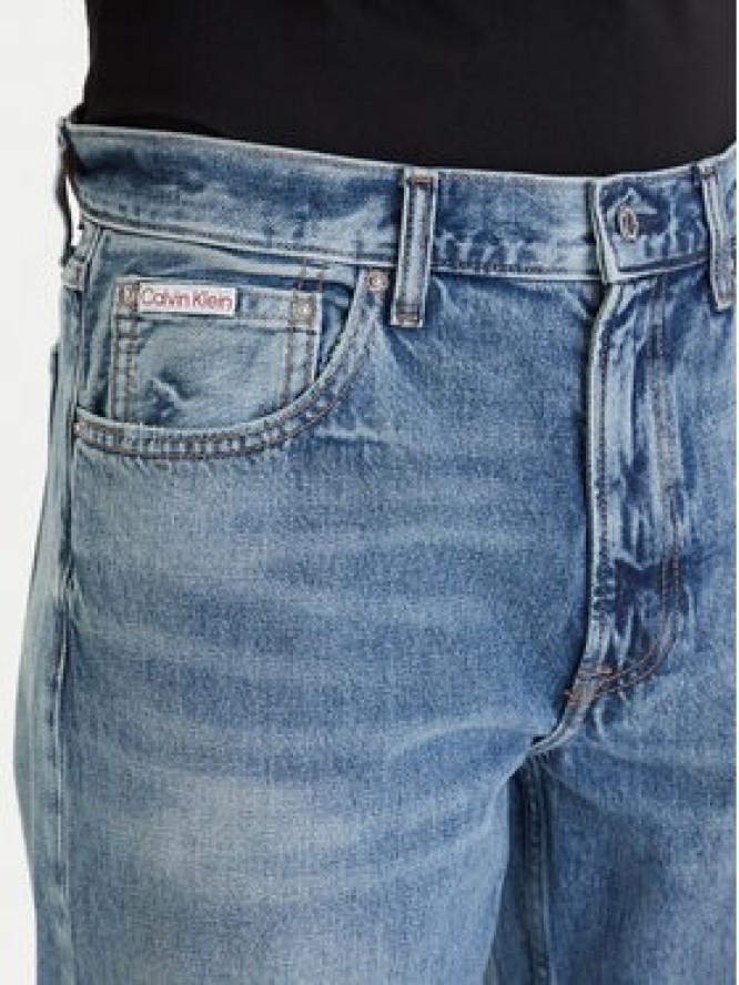 Calvin Klein Jeans Jeansy 90S LV04RF725G Niebieski Straight Fit