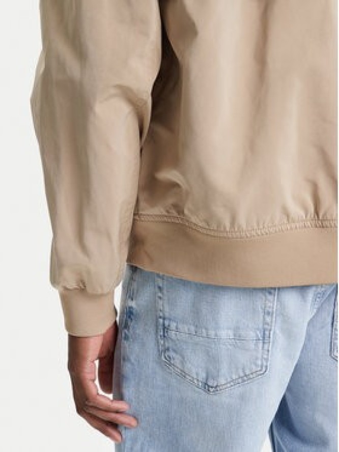 Tommy Hilfiger Kurtka bomber Harrington MW0MW39637 Beżowy Regular Fit