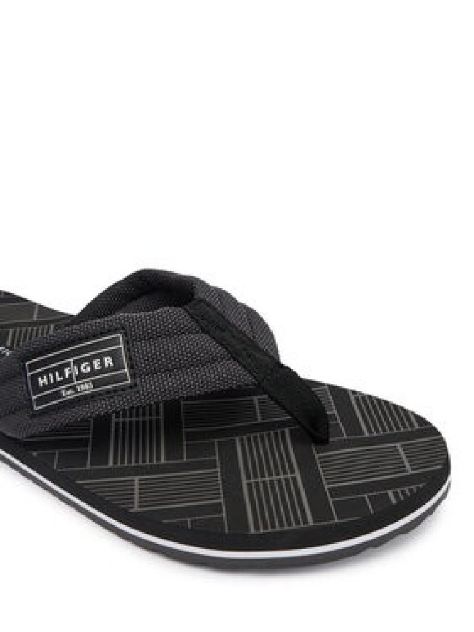 Tommy Hilfiger Japonki Flag Patch Beach FM0FM06004 Czarny