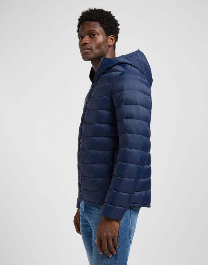 MESKA KURTKA LEE PUFFER JACKET MOOD INDIGO 112371659