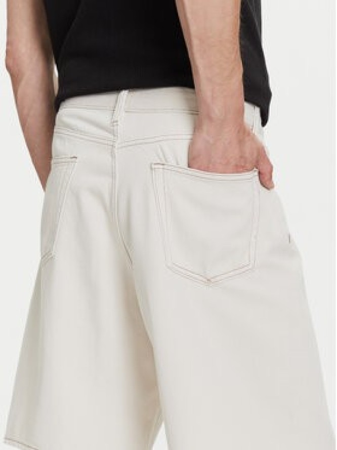 Gap Szorty jeansowe 781609 Beżowy Loose Fit