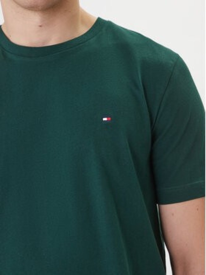 Tommy Hilfiger T-Shirt Ess Seasonal MW0MW39995 Zielony Regular Fit