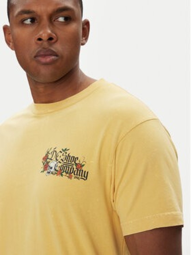 DC Shoes T-Shirt ADYZT05460 Żółty Regular Fit