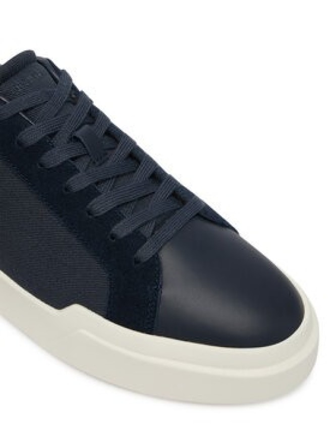 Calvin Klein Sneakersy Chunky Cupsole Laceup Cv Mix HM0HM02238 Granatowy