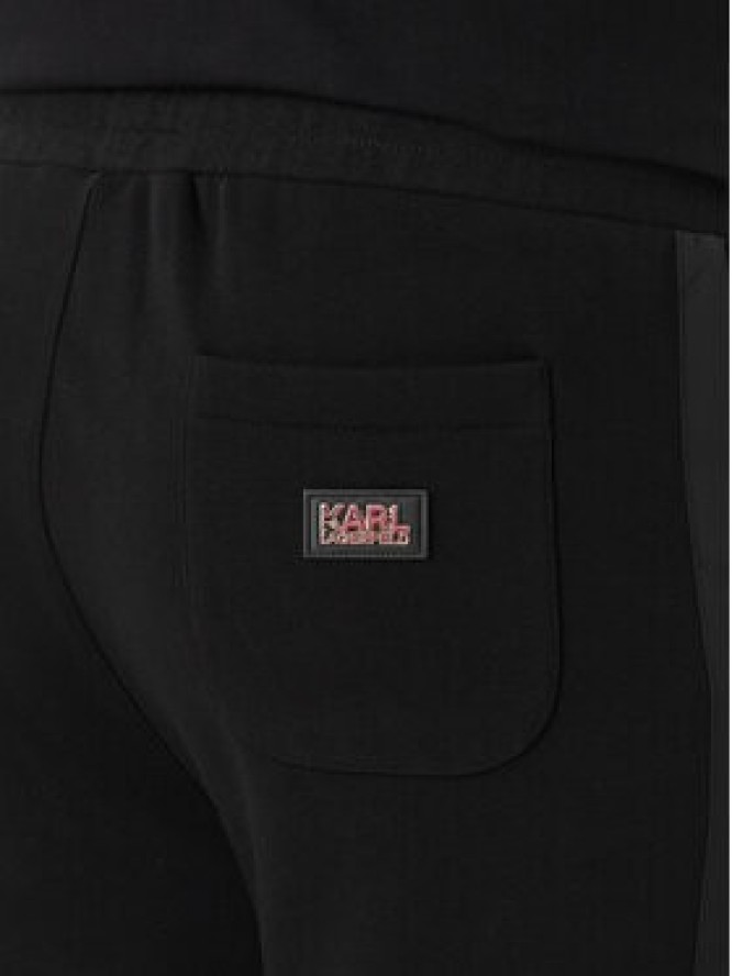 KARL LAGERFELD Spodnie dresowe 705006 562900 Czarny Regular Fit