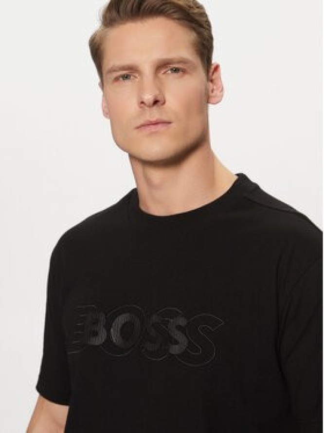 BOSS T-Shirt 50531271 Czarny Regular Fit