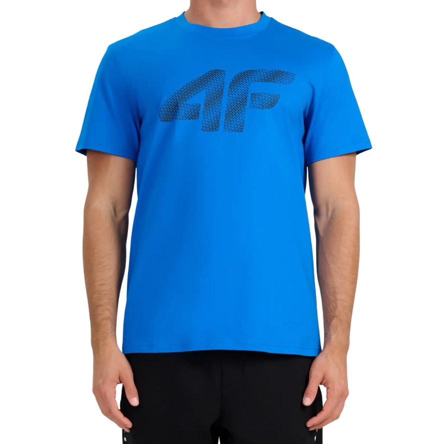 Koszulka męska 4F - bawełniany T-shirt, regular fit.