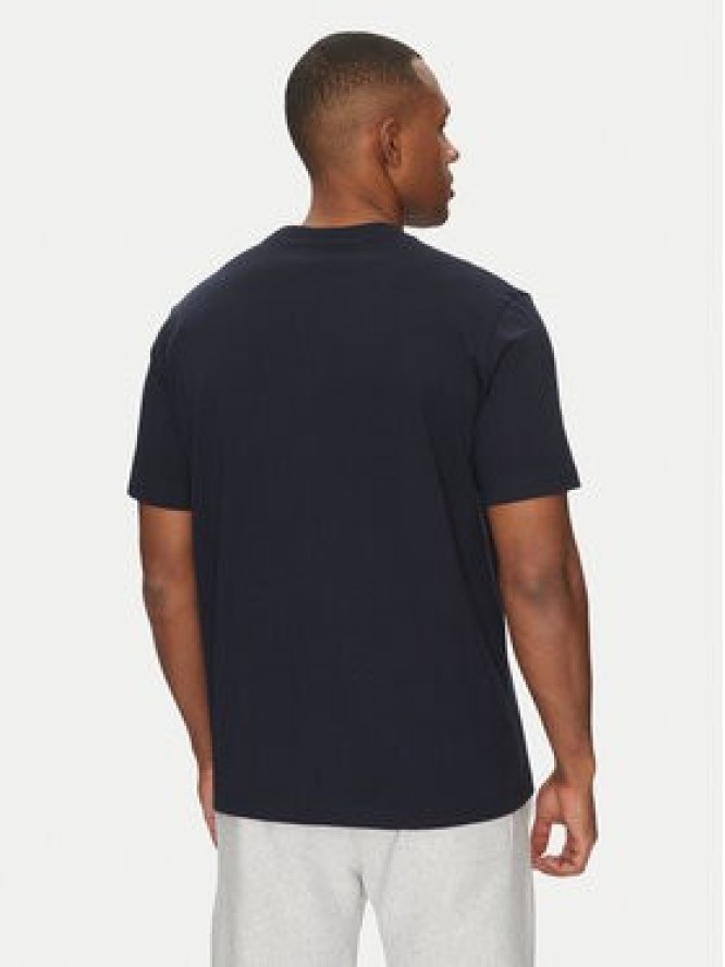 Champion T-Shirt 221621 Granatowy Standard Fit