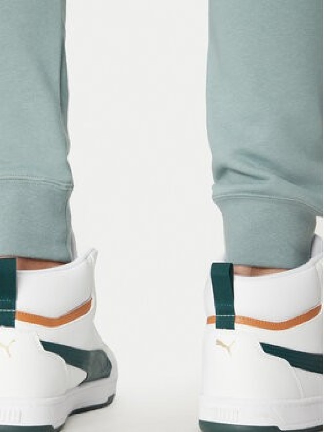 Puma Spodnie dresowe Ess No. 1 Logo 682609 Zielony Regular Fit