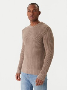 JOOP! Jeans Sweter Harono 30047662 Beżowy Modern Fit