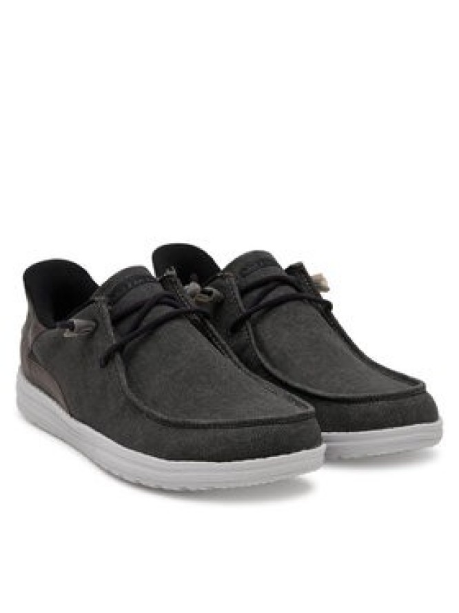 Skechers Mokasyny Melson-Coronado 210959/BKGY Czarny
